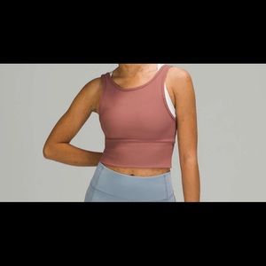 Lululemon Power Pivot Tank Ribbed Spiced Chai